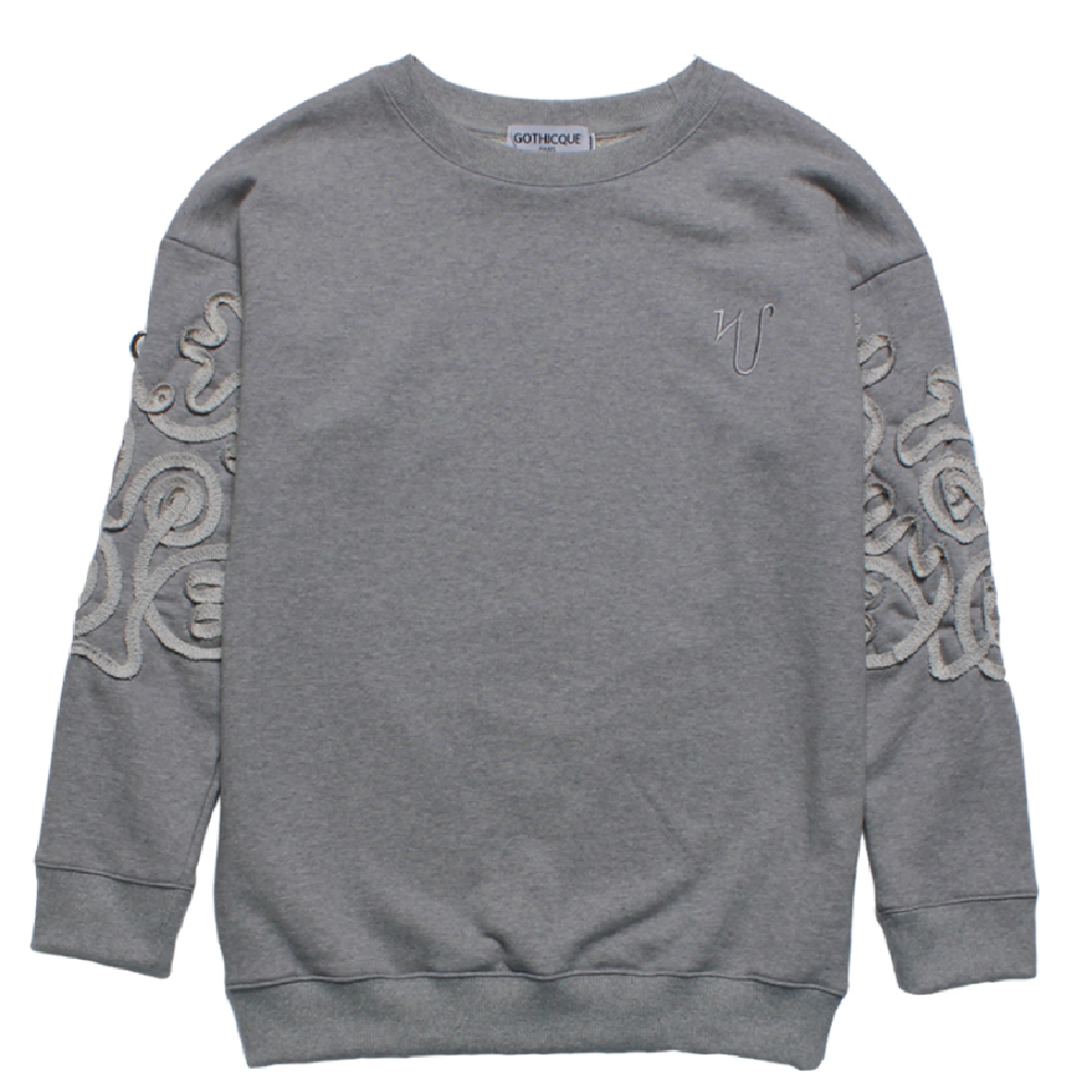 GOTHICQUE’s Flower Needlework Sweatshirt