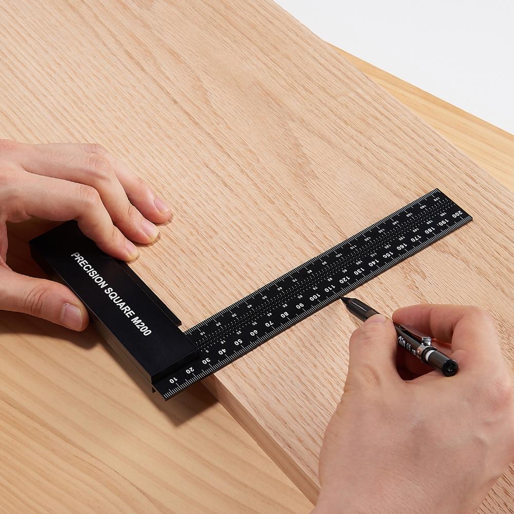 Precision Square 300mm Guaranteed Square Ruler for Measuring and Marking