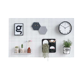 Metal Pegboard Partition