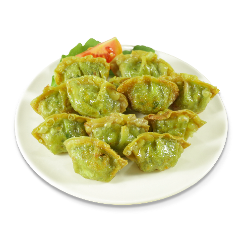 Green Vegan Dumpling | dumpling, soybean, tofu, frozen product, dimsum, k food, vegan
